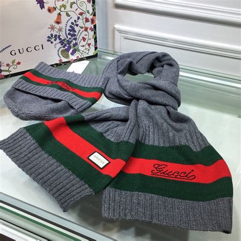 gucci beanie scarf set.